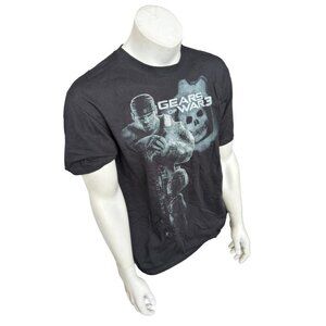 Anvil Men's Gears of War 3 Gaming Black Short Sleeve Shirt Size Large